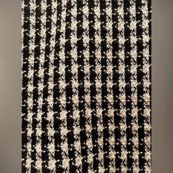 Black/White Houndstooth Anthropologie Top - Picture 5 of 8